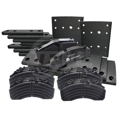 Anpassbare hochwertige Teile für Schwerlastwagen Bremsbeläge Bremsbeläge für Yutong Bus Shacman Howo Zhongtong